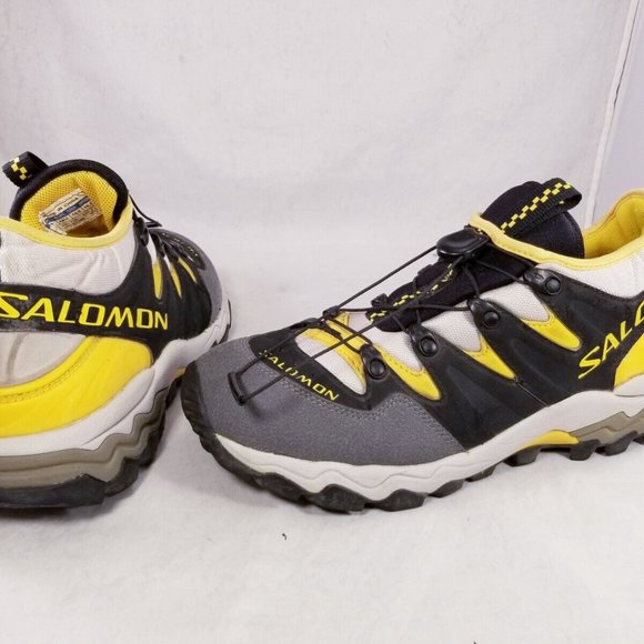 SALOMON MEN SHOES HIKING TRAILING MOUNTAN TOGGLE SIZE 10.5/44  2/3 - Picture 7 of 11